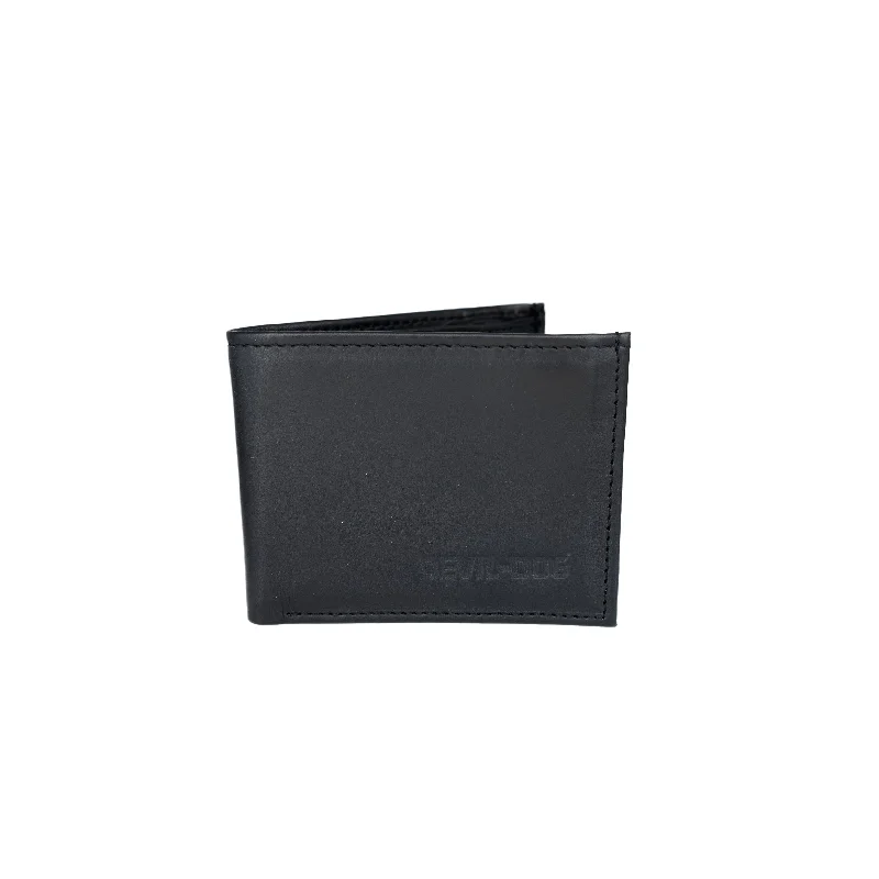 - Organic cotton dog bibsCuteDEVIL-DOG® Leather Wallet - Black