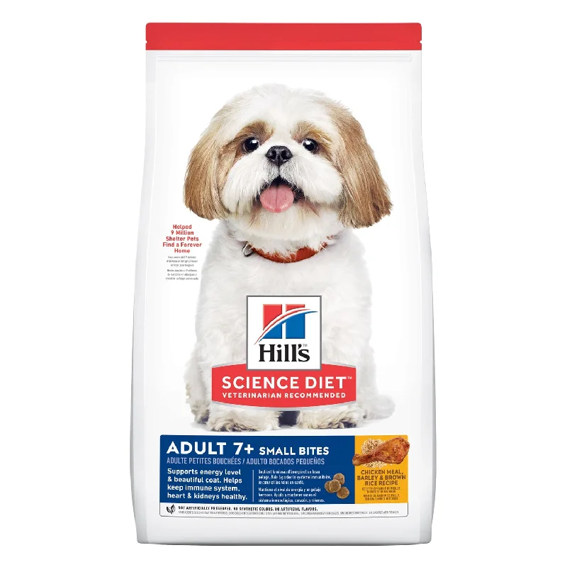 - Food for sterilized dogsHill's Science Diet Small Bites 7+ Adult Dry Dog Food 2kg
