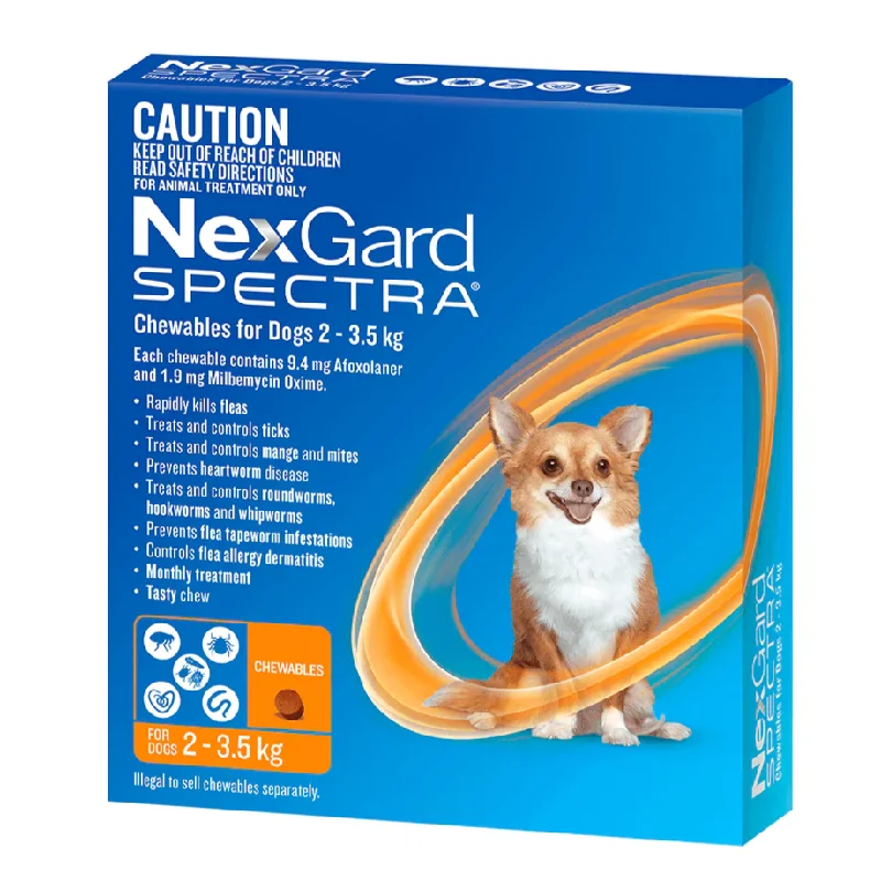  -Explosion-proof leash FOR LARGE dogsNEXGARD SPECTRA For Dogs 2-3.5kg
