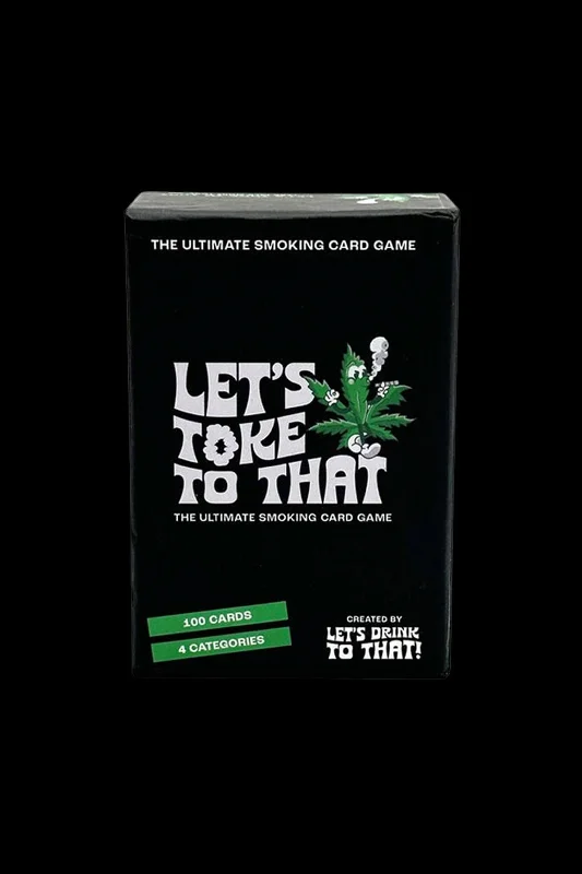 - Air box TSA certified check-inLet's Toke To That The Ultimate Smoking Card Game