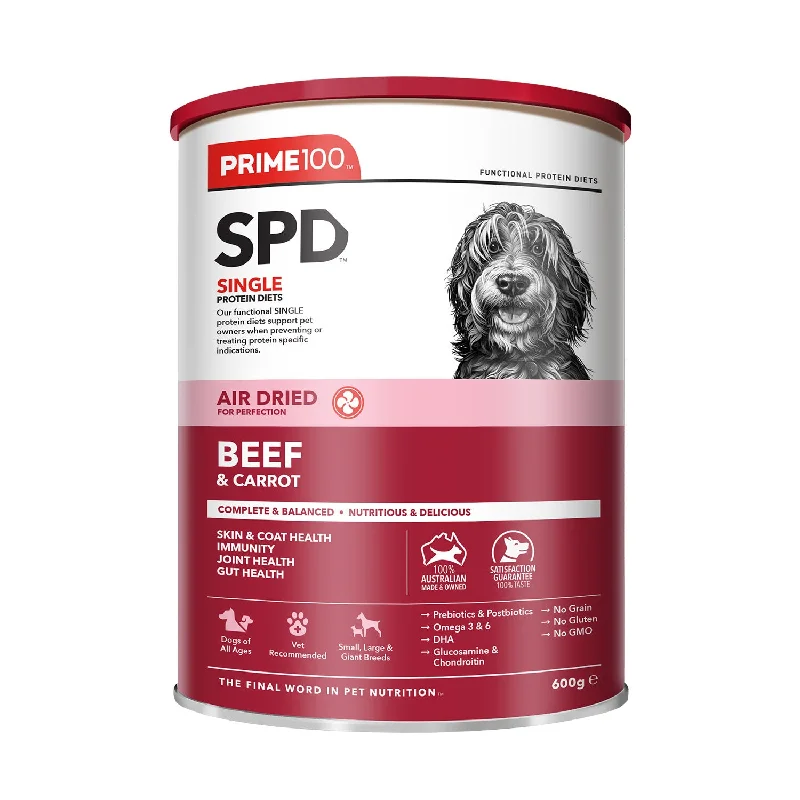 - Dog food recommendations for multi-dog householdsPrime100 SPD Air Dried Beef & Carrot Adult Dry Dog Food 600g - Dog food recommendations for multi-dog householdsPrime100 SPD Air Dried Beef & Carrot Adult Dry Dog Food 600g