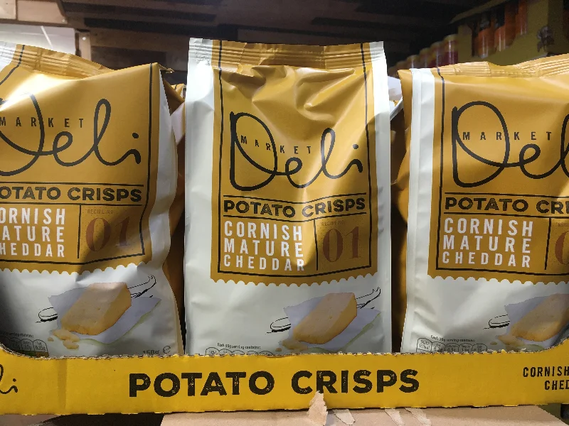 - Rabbit grass rack to prevent waste food box9x Walkers Market Deli Mature Cheddar Crisps Share Bags (9x150g)