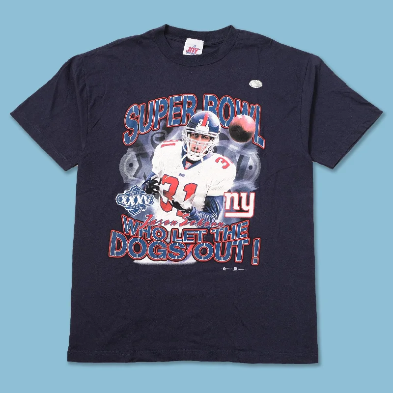---Vintage 2001 Jason Sehorn T-Shirt Large