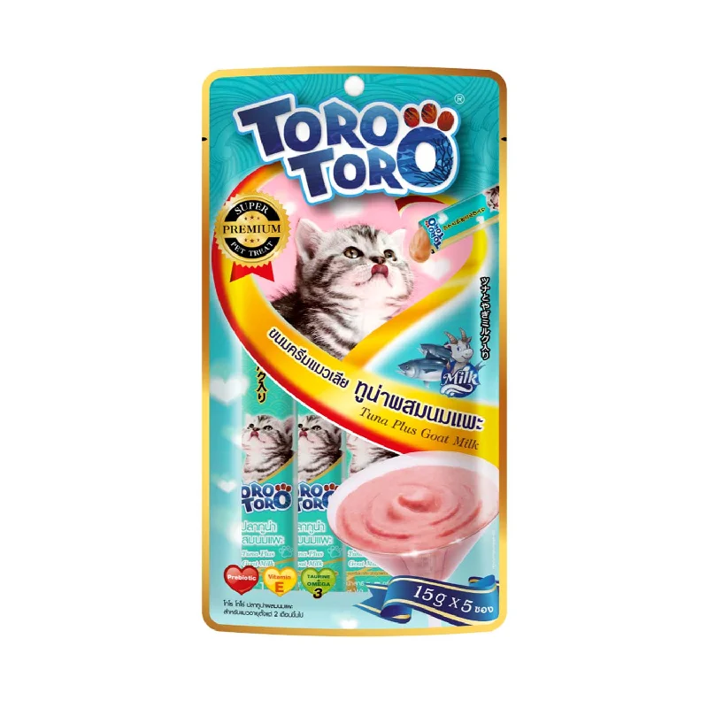    - Recommended online stores for cat food  Toro Lickable Cat Treat Tuna plus Goat Milk