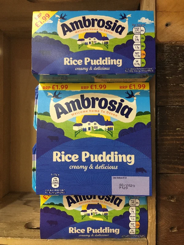 - Summer pet ice mat12x Ambrosia Rice Puddings (3x 4 Pack x 125g Snack Pots)