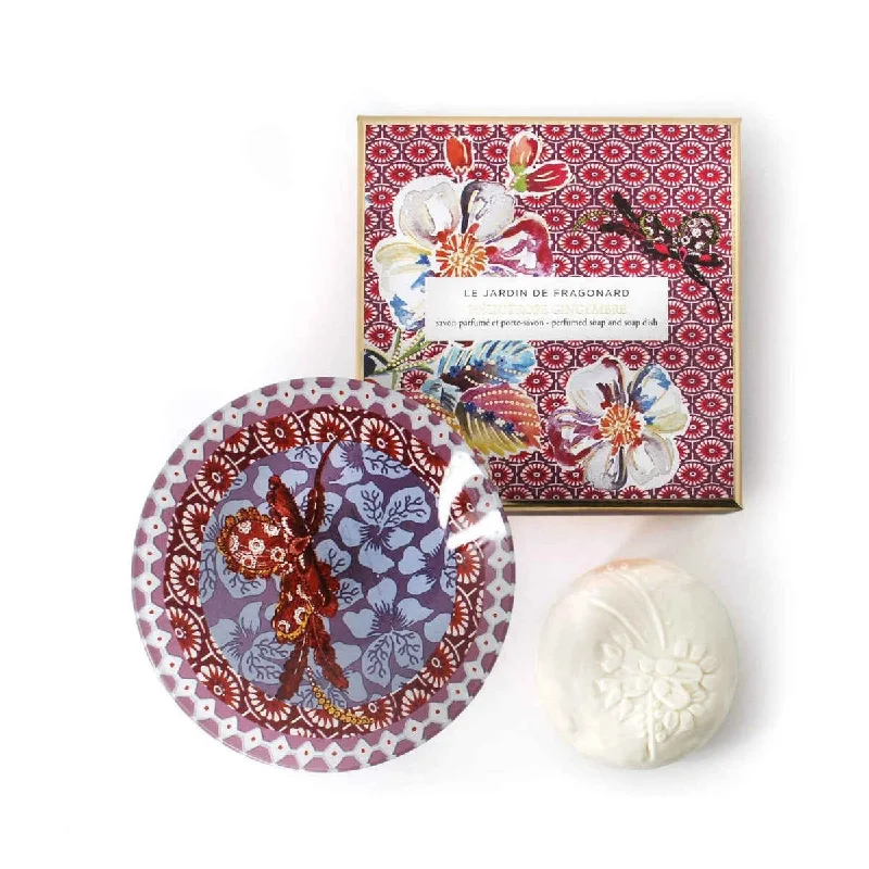 - Deodorizing cat litter tofu litterFragonard Heliotrope Ginger Soap and Dish Set