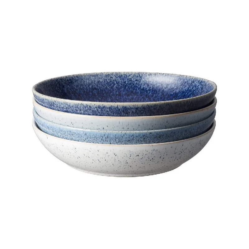 ---Denby Studio Pasta Bowls Blue 22cm (Set of 4)