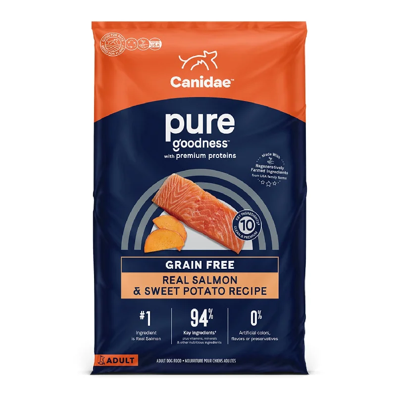 - Food for sterilized dogsCanidae Pure Grain Free Salmon & Sweet Potato Adult Dry Dog Food 10.8kg - Food for sterilized dogsCanidae Pure Grain Free Salmon & Sweet Potato Adult Dry Dog Food 10.8kg