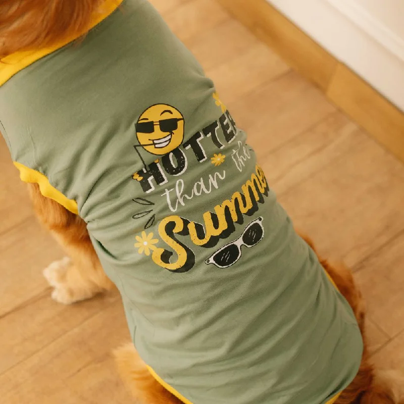 - Cat stress soothing sprayHotter Than Summer Dog T-shirt (Green)
