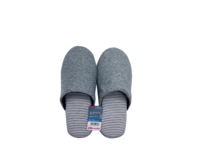 - Organic cotton dog bibsRoom Slippers -For Men - Gray-