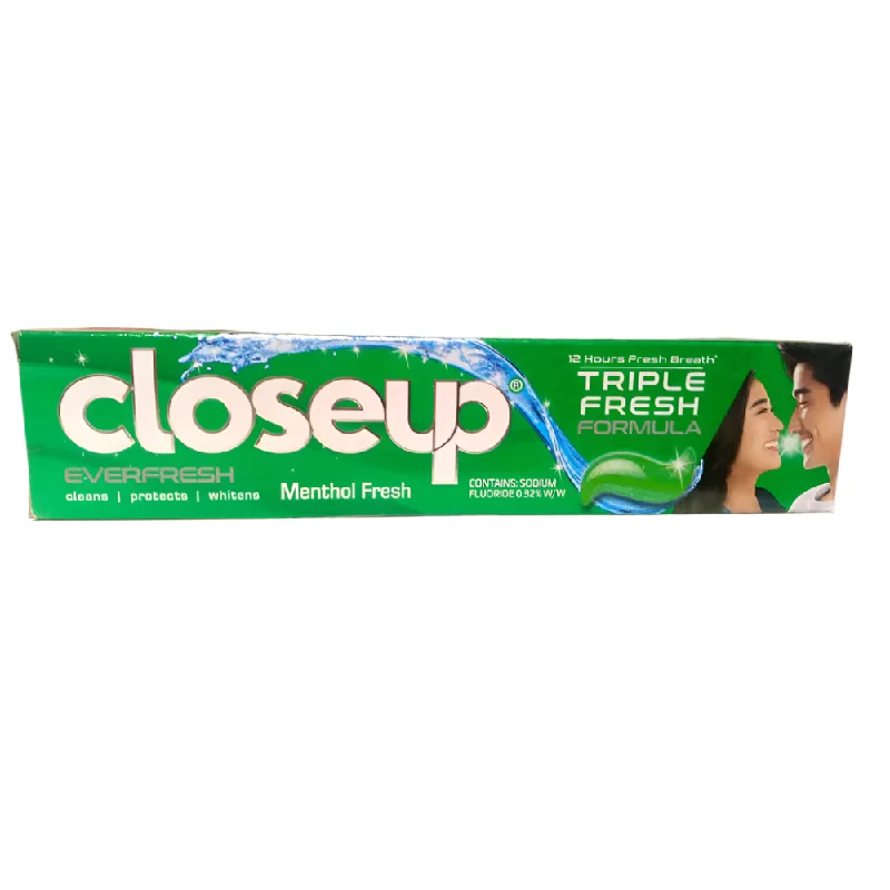 - Foldable and portable cat bagCLOSE UP TOOTH PASTE DEEP ACTION MENTHOL FRESH 160 GM