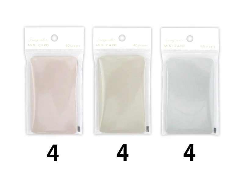  -Explosion-proof leash FOR LARGE dogsMini message card 40 Sheets Smoky color