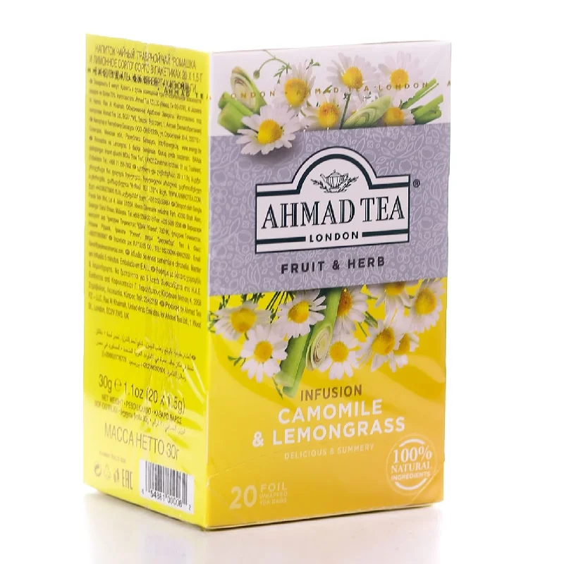 - Teething and chewing toys for puppiesAHMAD TEA BAGS CAMMOMILE & LEMONGRASS 20PCS 30 GM