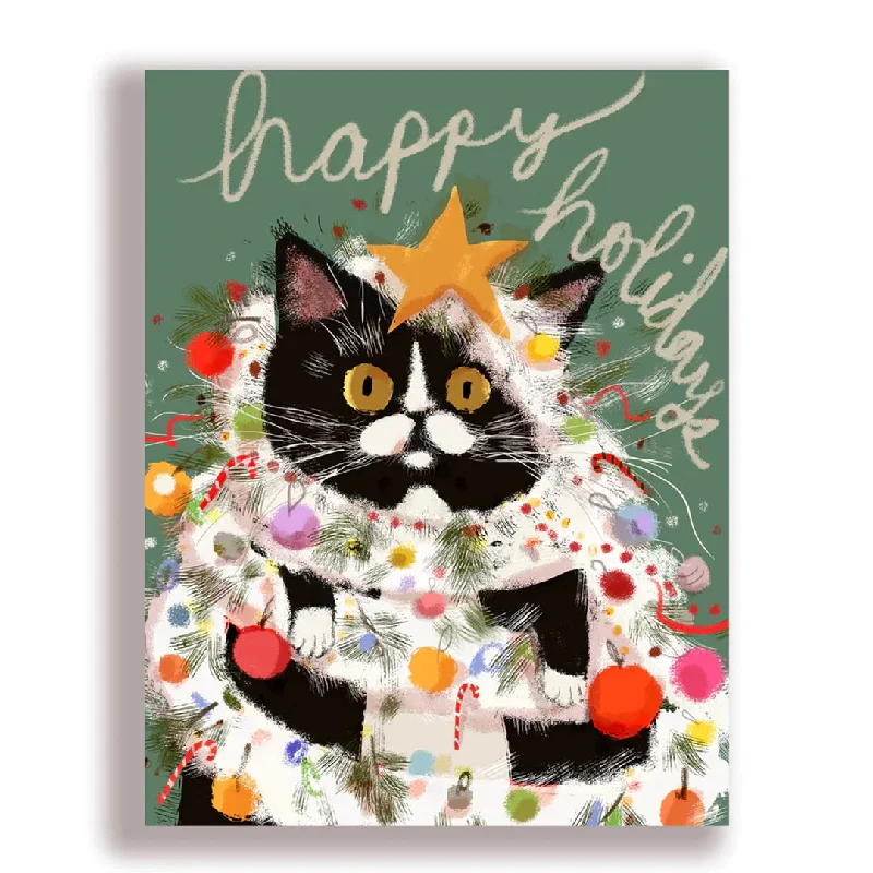 - Dog anti-slip matHoliday Decor Cat Card
