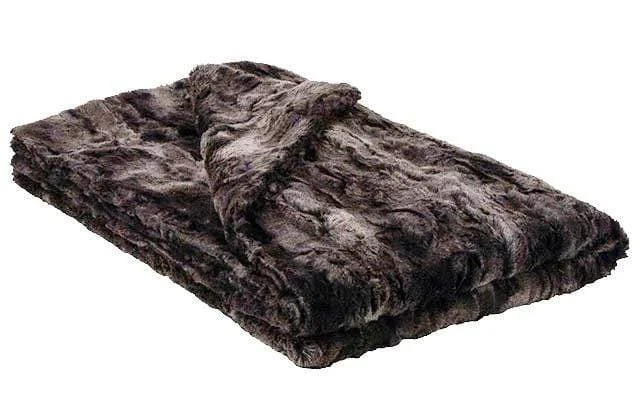 - Dog anti-slip matPet / Dog Blanket - Luxury Faux Fur in Espresso Bean
