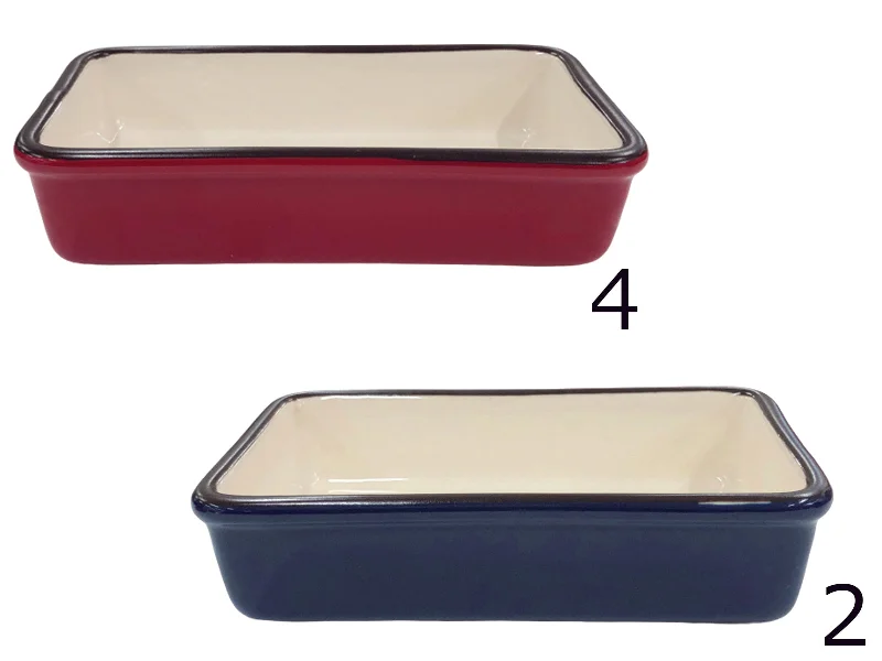- Pet monitor with cameraRectangle Bowl - Outdoor Enamel Style - 13.5cm - 5.31in