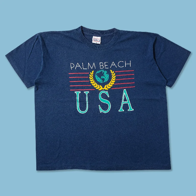 - Cat anti-jump window safety netVintage Palm Beach USA T-Shirt XLarge