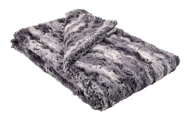 - Air box TSA certified check-inPet / Dog Blanket - Luxury Faux Fur in Muddy Waters