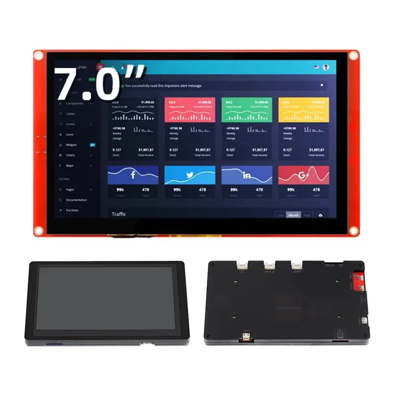 - Cat hair ball removal and hair removal creamCrowPanel ESP32 7-Inch 800x480 HMI Touch Display, Wi-Fi & BLE
