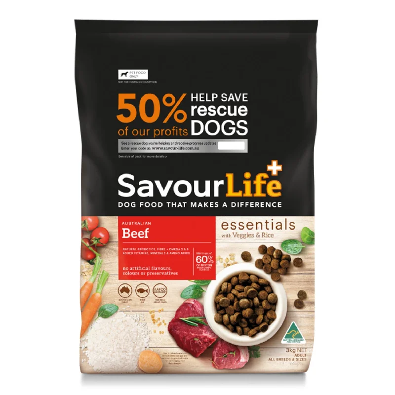 -Fish-containing dog foodSavourLife Essentials Beef with Veggies & Rice Adult Dry Dog Food -Fish-containing dog foodSavourLife Essentials Beef with Veggies & Rice Adult Dry Dog Food