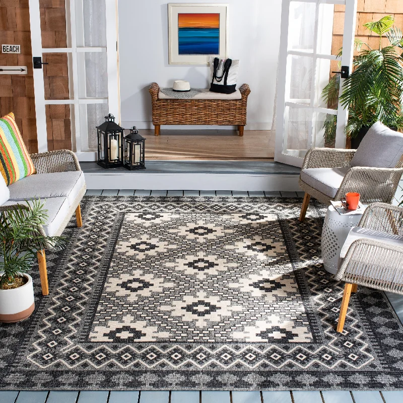  -Splash-proof food bowl AND Anti-choking slow food bowlSAFAVIEH Veranda Eyvor Indoor/ Outdoor Waterproof Patio Backyard Rug