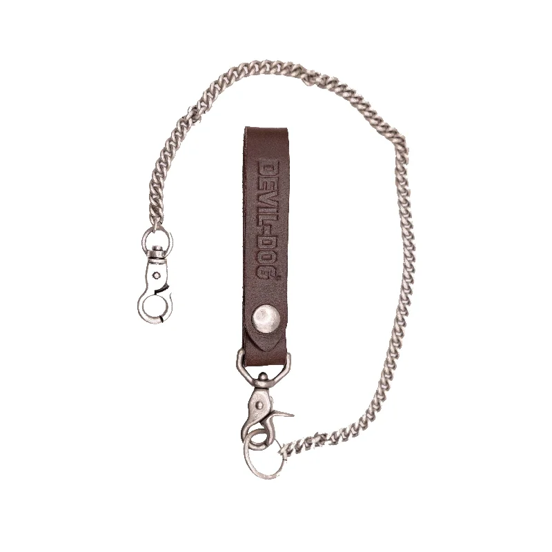 - Solid wood cat climbing frame customizedCuteDEVIL-DOG® Leather Key Strap - Brown