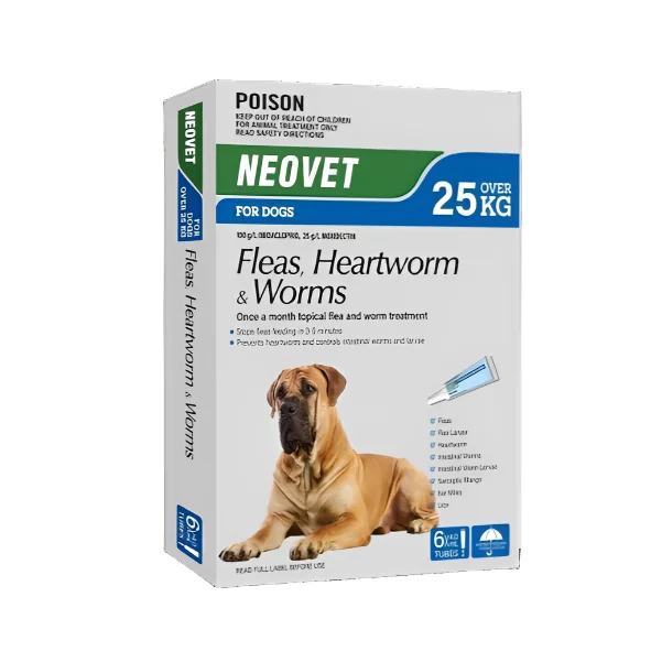 - Deodorizing cat litter tofu litterNEOVET Flea And Worming For Dogs Over 25kg 6 Pack