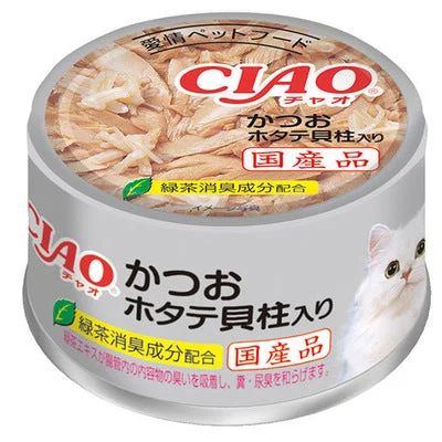 ---CIAO Bonito with Scallop Flavour 24 Cans