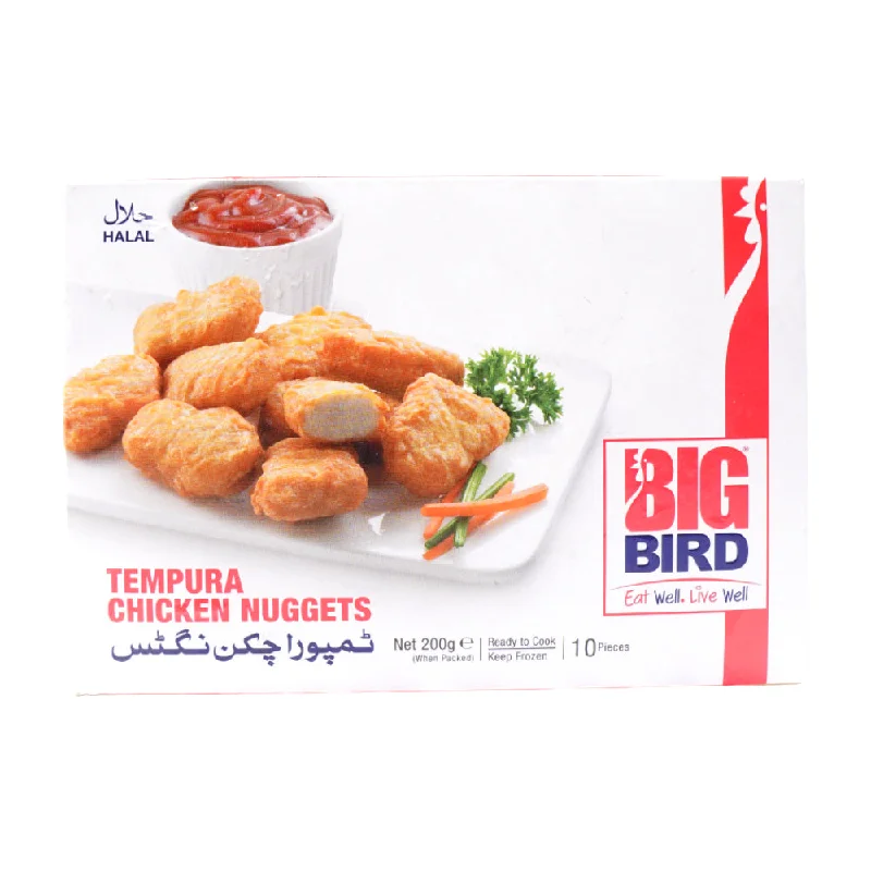 Pet ProductsBIG BIRD TEMPURA CHICKEN NUGGETS 10 PCS 200 GM
