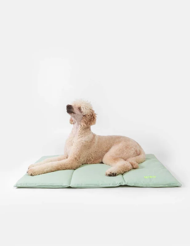   . **Dog bathing brush massage**Nomad Bed – Mint