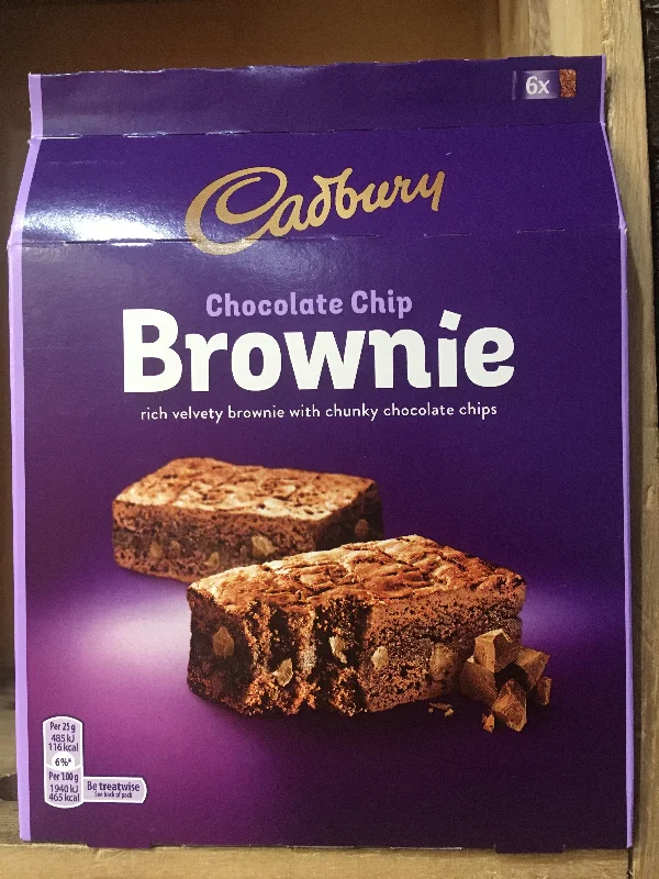 - Degradable pet feces bagCadbury Chocolate Chip Brownies 6 Pack