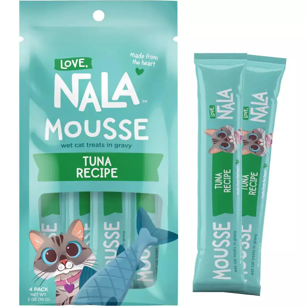- Parrot climbing and standing wooden frameLove, Nala Tuna Recipe Mousse Cat Treat .5oz Pounch - 4pk (2oz) - Parrot climbing and standing wooden frameLove, Nala Tuna Recipe Mousse Cat Treat .5oz Pounch - 4pk (2oz)