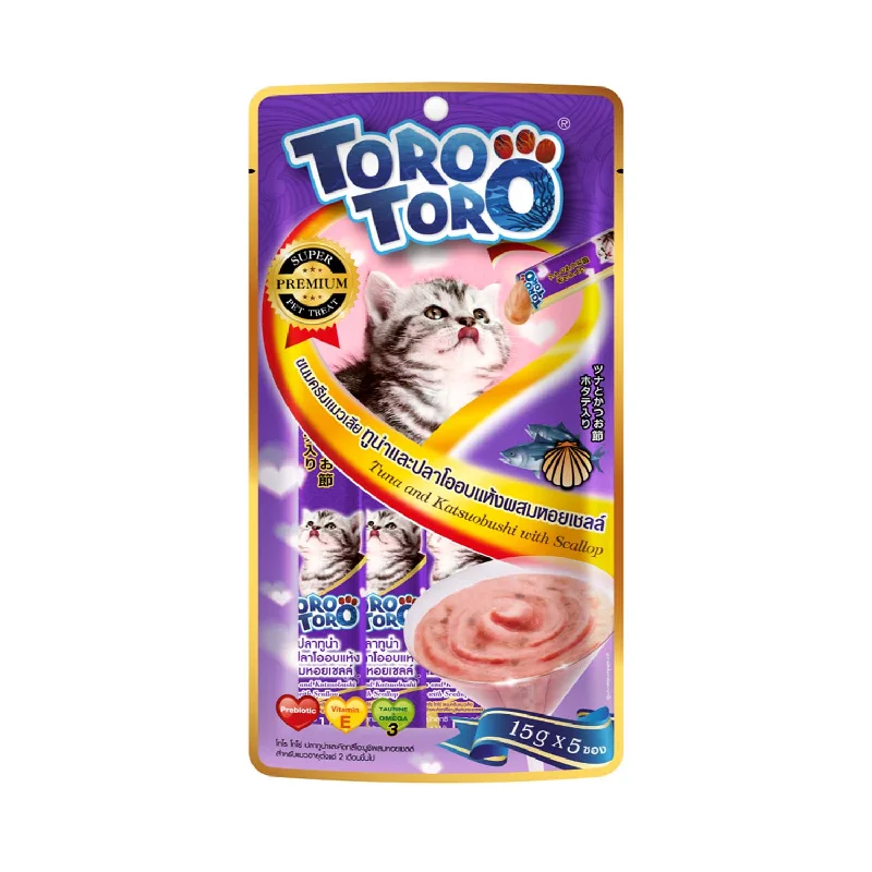 - Cat food for dental health Toro Lickable Cat Treat Tuna and Katsuobushi with Scallop - Cat food for dental health Toro Lickable Cat Treat Tuna and Katsuobushi with Scallop