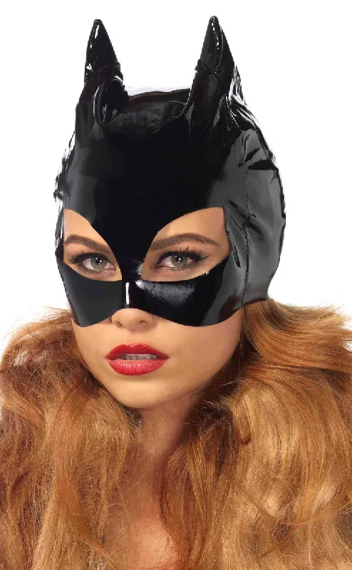 - Pet fence foldable indoorCuteCat Girl Sexy Black Vinyl Face Mask