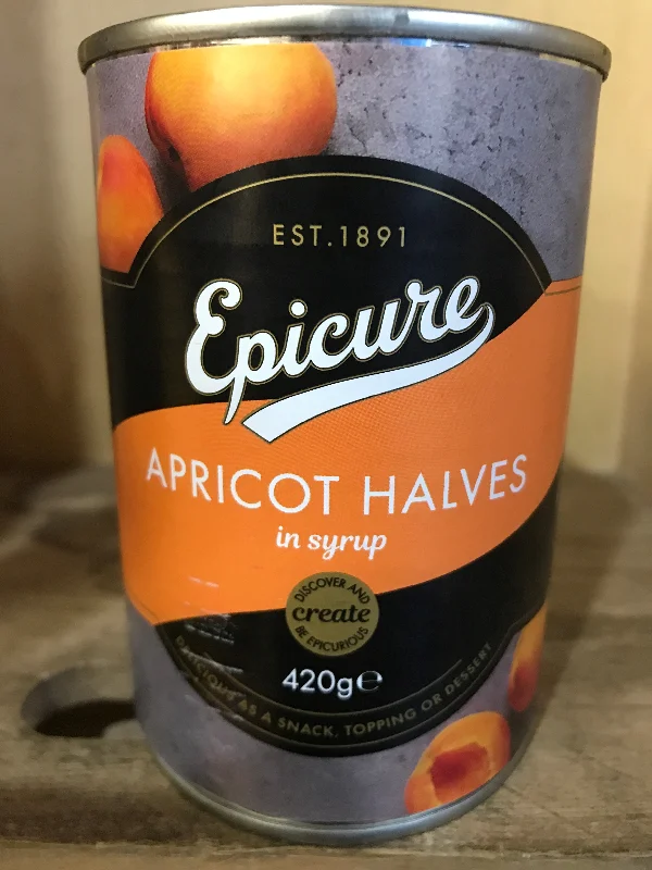 - Organic cotton dog bibsEpicure Apricot Halves in Syrup 420g