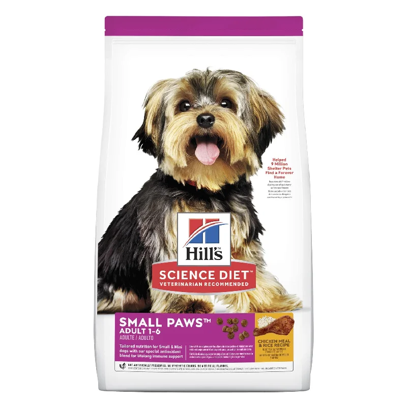 - Tear stain dog foodHill's Science Diet Small Paws Adult Dry Dog Food
