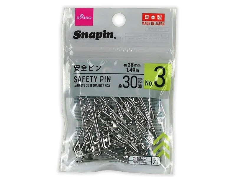- Durable nylon dog leash wholesaleSafety Pin -Size 3 - 38mm - 1.49in - 30 pcs.-