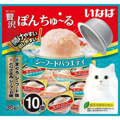 - Dog disposable foam shower gelCIAO PONCHURU Luxury Seafood Variety with 10 Ponchuru - Dog disposable foam shower gelCIAO PONCHURU Luxury Seafood Variety with 10 Ponchuru