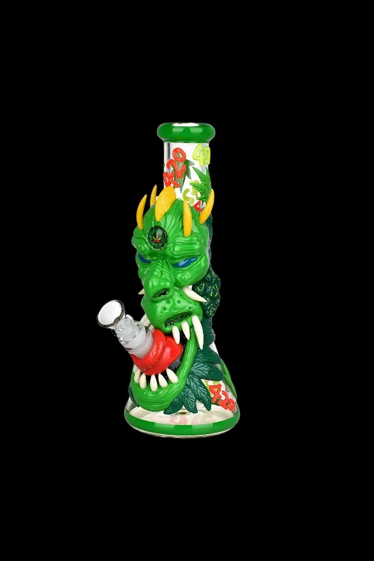 - Remote interactive pet feeder420 Dragon Glow in the Dark Beaker Water Pipe