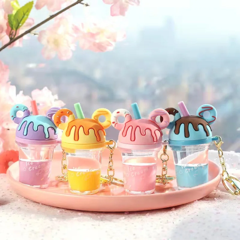  . **Cat nail clippers safety model**Mima Bubble Tea Sundae Keyring
