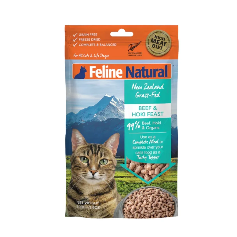 - Foldable and portable cat bagK9 FELINE NATURAL Beef and Hoki Freeze Dried Cat Food