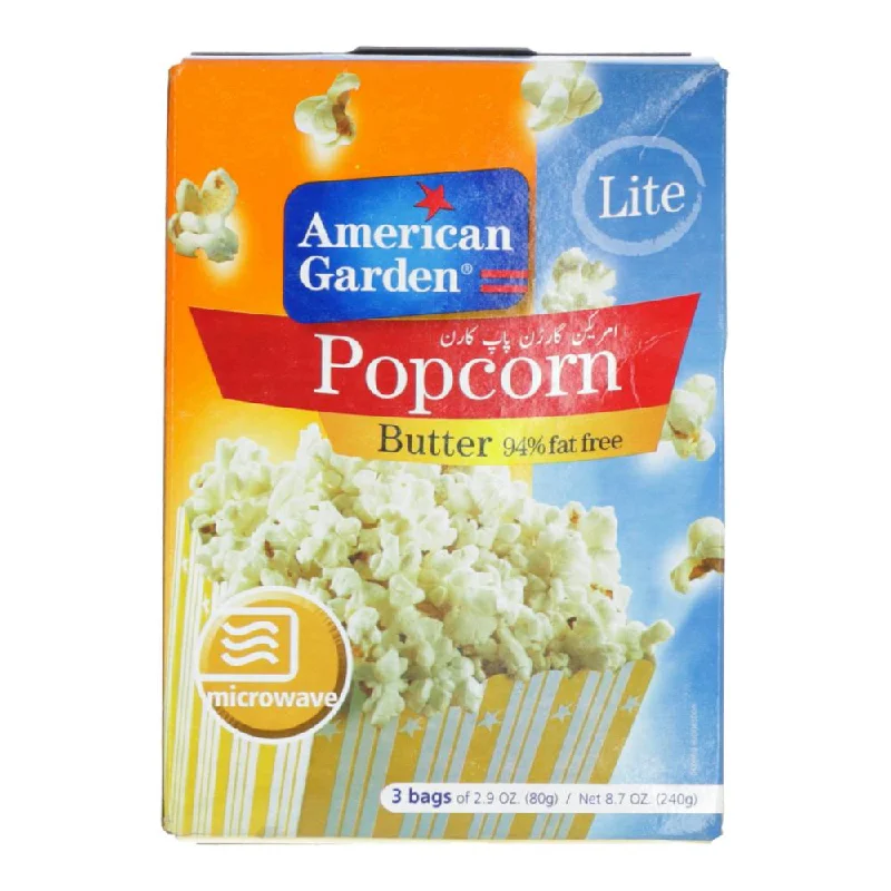 Pet ProductsAMERICAN GARDEN POP CORN BUTTER FAT FREE 240 GM