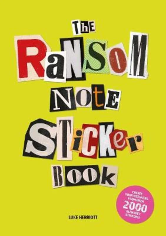 - Car dog seat beltThe Ransom Note Sticker Book