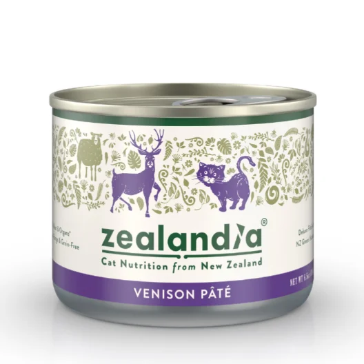- Remote interactive pet feederZEALANDIA Venison Pate For Cats 170g 24 cans
