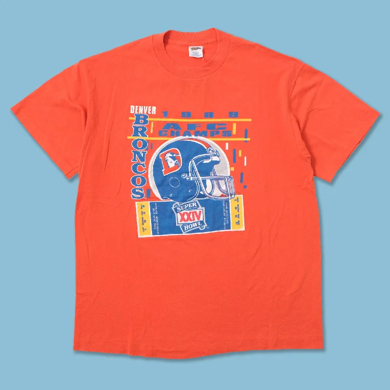- Car dog seat beltVintage 1989 Denver Broncos T-Shirt Large