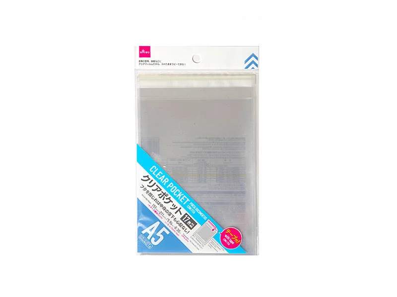 - Dog disposable foam shower gelClear Pockets with Tape A5
