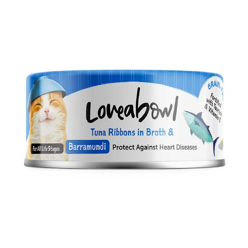 Cat FoodLoveabowl Tuna Ribbons in Broth with Barramundi