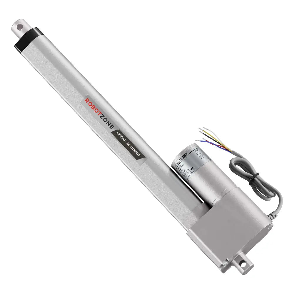 ---ServoCity 12V Heavy-Duty Linear Actuator (33lb Thrust, 1.7"/sec, 10" Stroke)