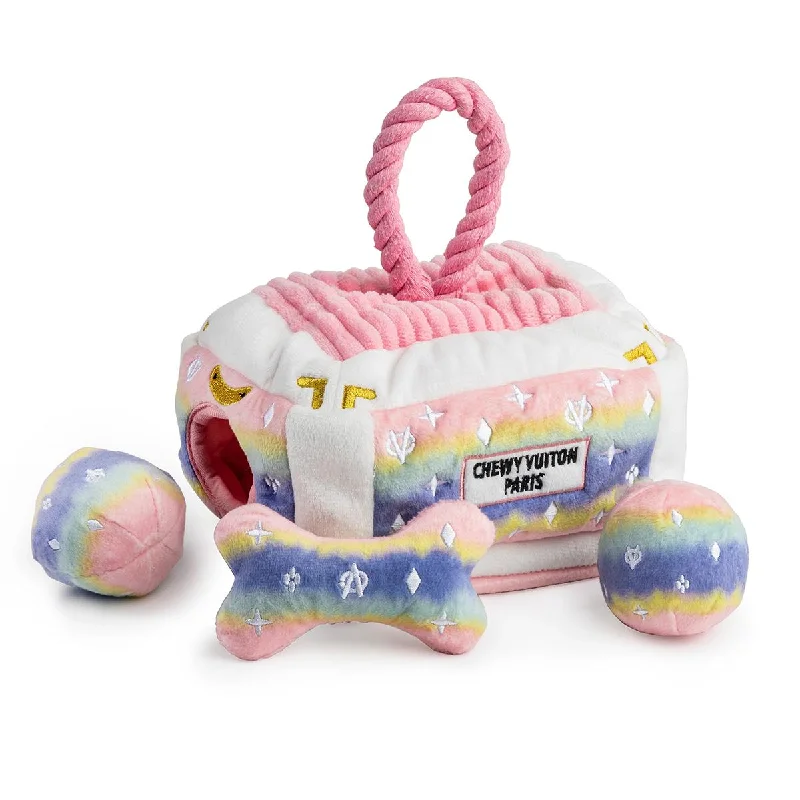 - Bird toy recommendationsPink Ombre Chewy Vuiton Trunk Activity House Dog Toy