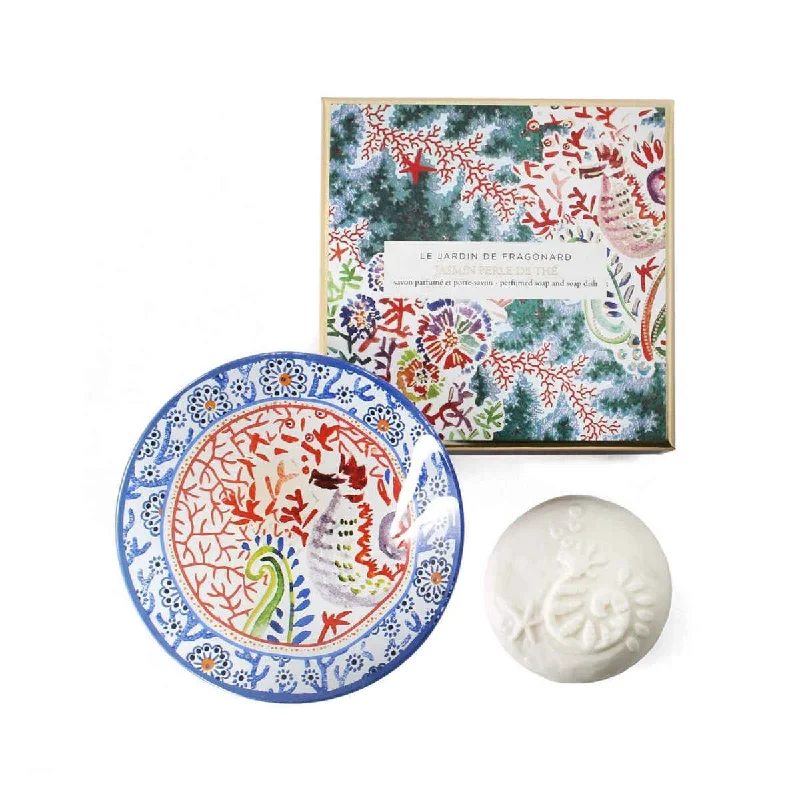 - Pet stroller can be taken on the planeFragonard Jasmin Perle Soap and Dish Set